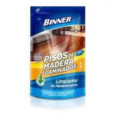 BINNER - Limpiador Mantenimiento de Pisos Madera 500 Ml Doy Pack