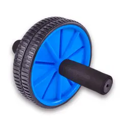GENERICO - Rueda Abdominal En Plástico Capacidad 90 Kg Color Azul