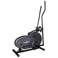 SPORTFITNESS - Elíptica De Banda Con Ventilador Con Monitor Capacidad 80 Kg