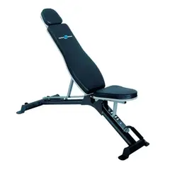 SPORTFITNESS - Banco Inclinable Multiposición Sub3001A Capacidad 150 Kg Color Negro