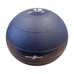 SPORTFITNESS - Balón Peso 15Kg Caucho Azul