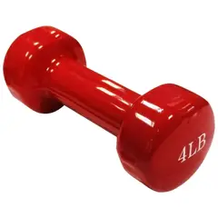 SPORTFITNESS - Mancuerna De 2 Kg Encauchetada Color Roja
