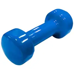 SPORTFITNESS - Mancuerna De 5 Kg Encauchetada Color Azul
