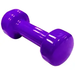 SPORTFITNESS - Mancuerna De 4 Kg Encauchetada Color Morada