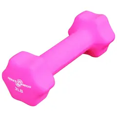 SPORTFITNESS - Mancuerna De 1.5 Kg Recubierta Color Rosa