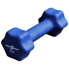 SPORTFITNESS - Mancuerna De 2.5 Kg Recubierta Color Azul