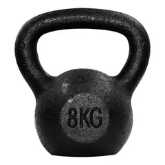 SPORTFITNESS - Mancuerna De 8 Kg Recubierta Color Negra