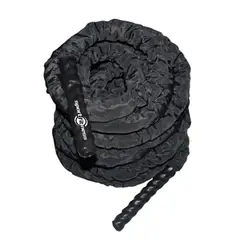 SPORTFITNESS - Cuerda Para Escalar En Nylon De 10 Metros Color Negro