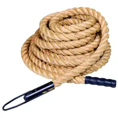 SPORTFITNESS - Cuerda Para Escalar En Fique De 10 Metros Grosor 50 Mm