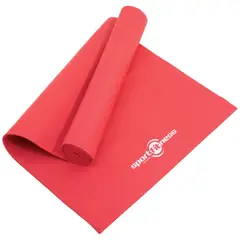 SPORTFITNESS - Colchoneta Tapete De Yoga Entrenamiento Color Rojo
