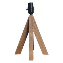 LUZ AND AMBIENTE - Base Madera Roble Trípode