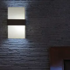 LUZ AND AMBIENTE - Aplique De Muro Franja Madera