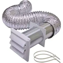 LAMBRO - Kit De Ventilación Con Persiana 10.16Cmx1.52M