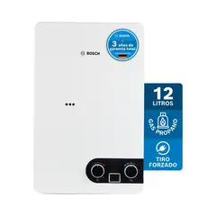 BOSCH - Calentador De Agua 12 Litros Tiro Forzado De Paso A Gas Natural Essential 1400 F