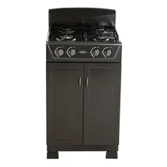 HACEB - Estufa Gabinete Torre Plata 52 cm 4 Puestos Gas Propano