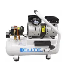 ELITE - Compresor Silencioso 12Lt 125Psi 5.0Cfm 1.0Hp Libre Aceite