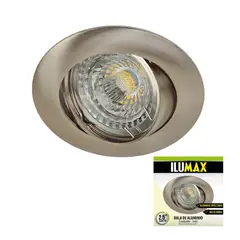 ILUMAX - Ojo Spot Dirigible Satín Aluminoi
