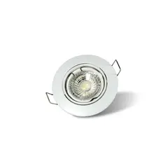 ILUMAX - Set de 3 Ojo de Buey Dirig LED Gu10 6w Luz Cálida Blanco