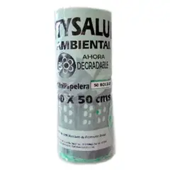 CITYSALUD - Bolsa Basura 40X50cm Rollo X50Und Minipapelera Verde