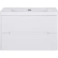 SENSI DACQUA - Mueble de Baño River Blanco 80 cm con Lavamanos