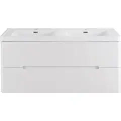 SENSI DACQUA - Mueble de Baño River Blanco 80 cm con Lavamanos