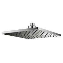 STRETTO - Regadera Saona 8 pulgadas con Brazo 30 cm Cromo - Negra