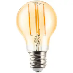 undefined - Bombillo Led Filamento 600 Lumenes 6w E27 A60 Ambar Certificado