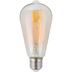 undefined - Bombillo Pera Led Filam 600lúmenes 6w E27 Ámbar Certificado