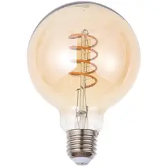 undefined - Bombillo Globo 90 Led Filam 260 Lumenes 4w E27 Ambar Certificado