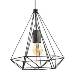 ILUMECO - Lámpara Colgante Zafirotte 1 Luz E27