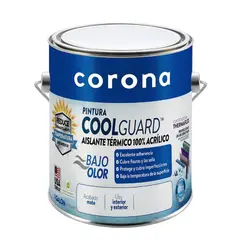CORONA - Pintura Aislamiento Térmico Blanco 1 Galón