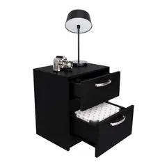 RTA DESIGN - Mesa de Noche Argento 46.5x40x32cm Wengue