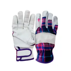 undefined - Guantes Ergo Cuero Tela Cuadros
