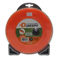 DURESPO - Nylon Redondo Para Guadaña Diámetro 1.5 Mm Naranja