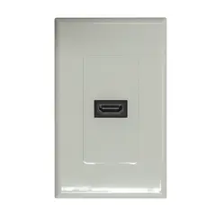 HALUX - Placa Hdmi Sencilla Con Conector Hembra