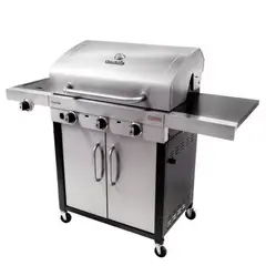 CHAR BROIL - Asador A Gas 3 Quemadores + Cocina Lateral Char-Broil