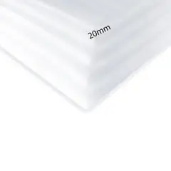 YUMBOLON - Placus 20 mm Blanco 1 m x 2 m Set x 9 Láminas 18m2