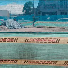 TEJIPLAST - Tela Mixta Verde-Azul Impresa 50Ml X 2M Ancho