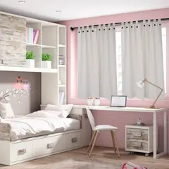 CASA BONITA - Cortina Lino Botón Media Ventana 140x165 Beige