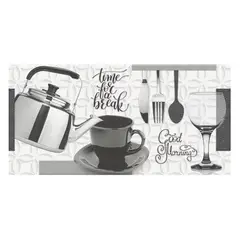 CORONA - Base Decorada Brooklyn Negro 30X60cm