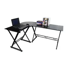 RTA DESIGN - Estacion de Trabajo en L 75x160x120cm Negro