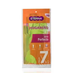 ETERNA - Guante Domestico Ajuste Perfecto Talla 7.5 Verde