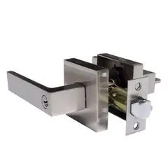 M&H SECURITY LOCKS - Cerradura Manija Para Entrada Cuadrada
