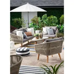 JUST HOME COLLECTION - Parasol 2.7Mt Shanghai Al+Uv50Nt