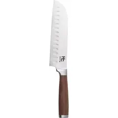 JUST HOME COLLECTION - Cuchillo 16Cm Santoku Acero Inoxidable/Madera Wood