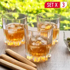 BORGONOVO - Set x3 Vasos Excalibur 300ml
