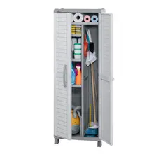 RIMAX - Armario Multiusos Barú 65x189x45 cm Gris Hielo Gris