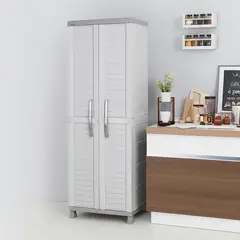 RIMAX - Armario Grande Baru Gris 65 x 189 x 45 cm Hielo Gris