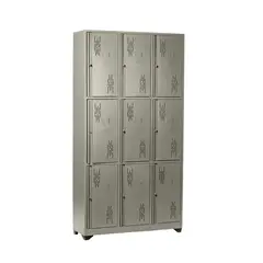 INDUSTRIAS CRUZ - Locker 9 Puestos180x93x30 cm Gris Atardecer