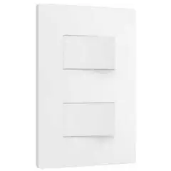 KARSON - Interruptor Doble Conmutable Neos Blanco
